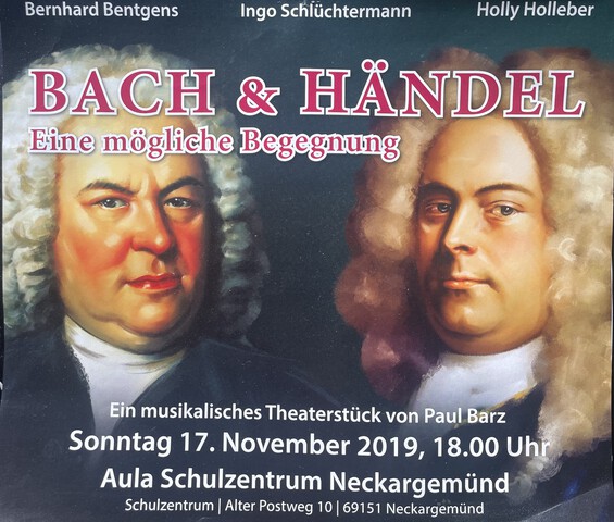 Plakat Bach haendel