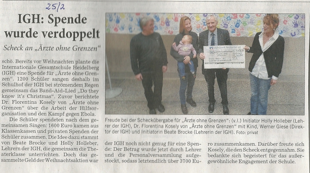 2015 Ärzte ohne grenzen spende